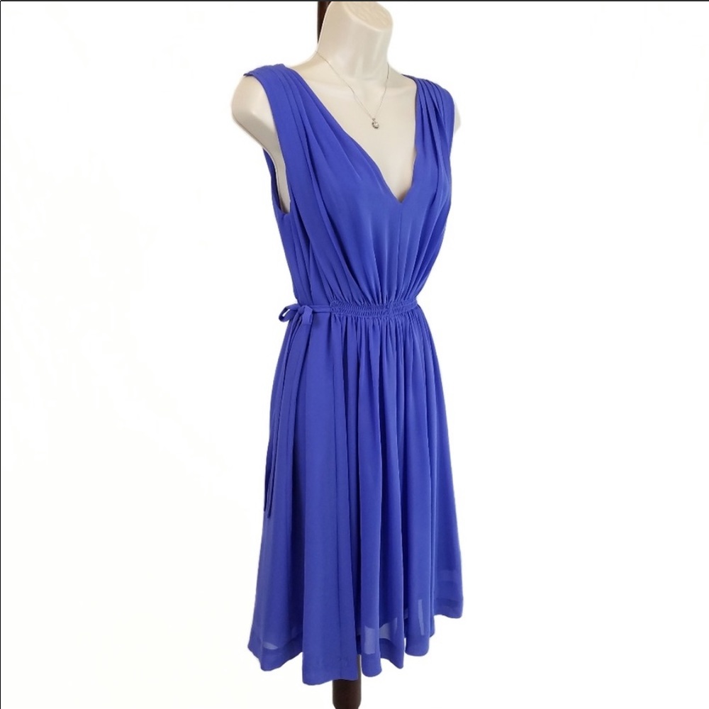 Anthropologie Blue/Periwinkle Midi Dress